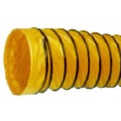 Przewód wentylacyjny Flexor 110/456/6m, żółty -5C do +80C PVC  pokryty tkaniną nylonową (WYPRZEDAŻ)